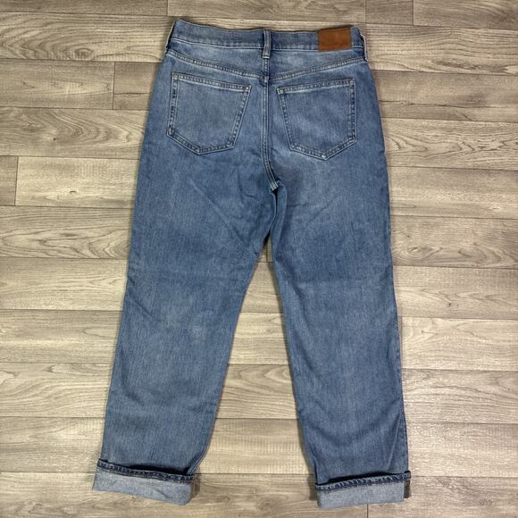 J. Crew Classic Straight Leg High Rise Medium Wash Jeans sz 27 - Picture 6 of 7